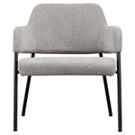 Кресло wendy, фактурный шенилл, серое