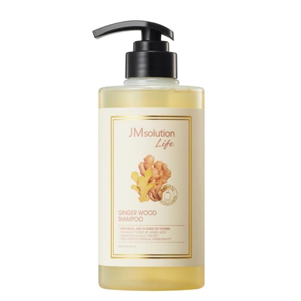 JMsolution Life Ginger Wood Shampoo глубоко очищающий имбирный шампунь для активации роста волос