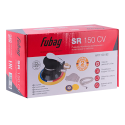 FUBAG SR150CV Пневмошлифмашина орбитальная [100182/8641849] (с пылеотводом c набором 140л/м_9000об_мин_6.3бар_150мм)