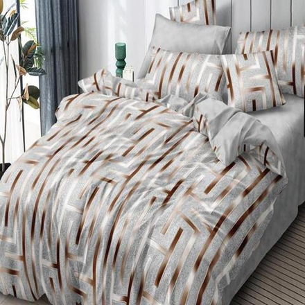 Комплект постельного белья "IS. F-80010", поплин, 100% хлопок, Россия.