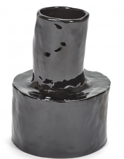 Ваза 5 SERAX керамика/black 14х19h коллекция Helena