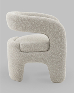 Кресло лаунж Bones серебристый