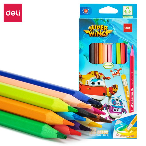 Rəngli Karandaş  \ Цветные карандаши (Super wings, blue)