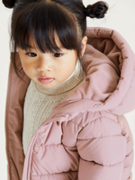 Куртка утепленная с капюшоном для девочки Next D51-934, Розовый