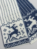 Шарф вязаный зимний для детей