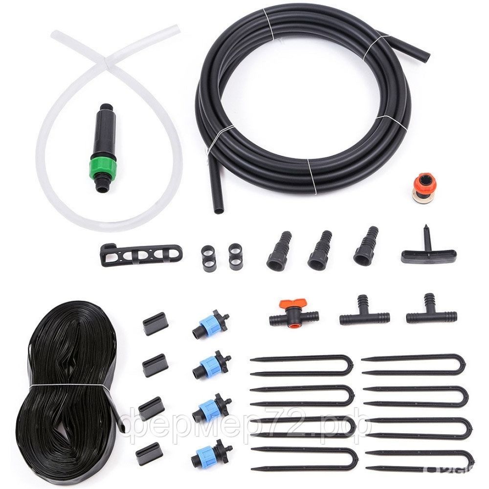 Капельный полив ЖУК с эмиттерной лентой 24 м