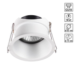 370446 SPOT NT19 516 белый Встраиваемый светильник IP20 GU10 50W 220V BUTT