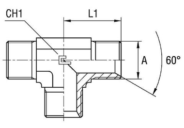 Соединение PT М 22х1.5 CAST