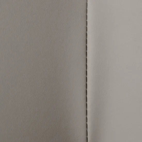 Комплект кресло HUG светло-серый, экокожа, шенилл с оттоманкой светло-серый, экокожа