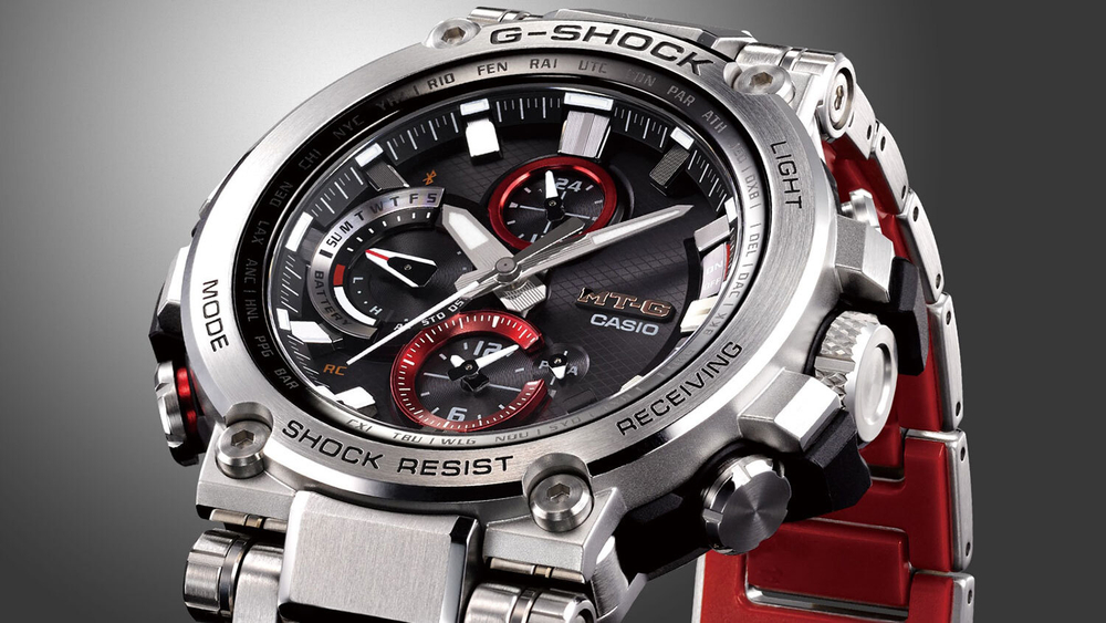 Японские наручные часы Casio G-SHOCK MTG-B1000D-1A с хронографом