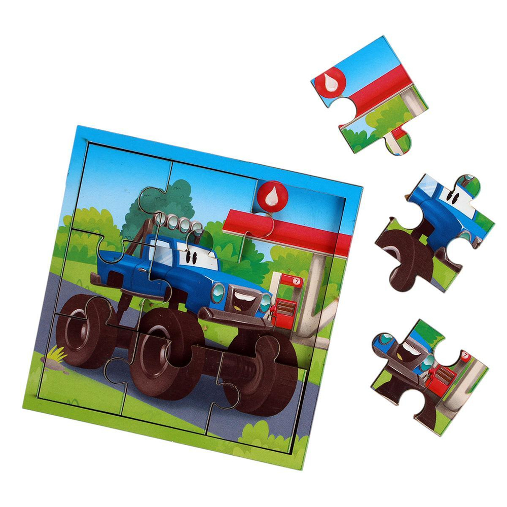 Головоломка-пазл в рамке. Игры в дорогу "Пикап" П309 7811254 (Лесная мастерская)