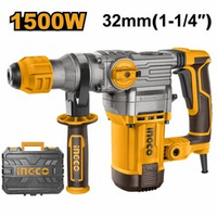 Перфоратор 1500Вт SDS-Plus 5,5Дж кейс INGCO RH150038 INDUSTRIAL