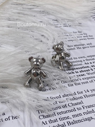 Уменьшитель размера джинс "Мишки" серебристый