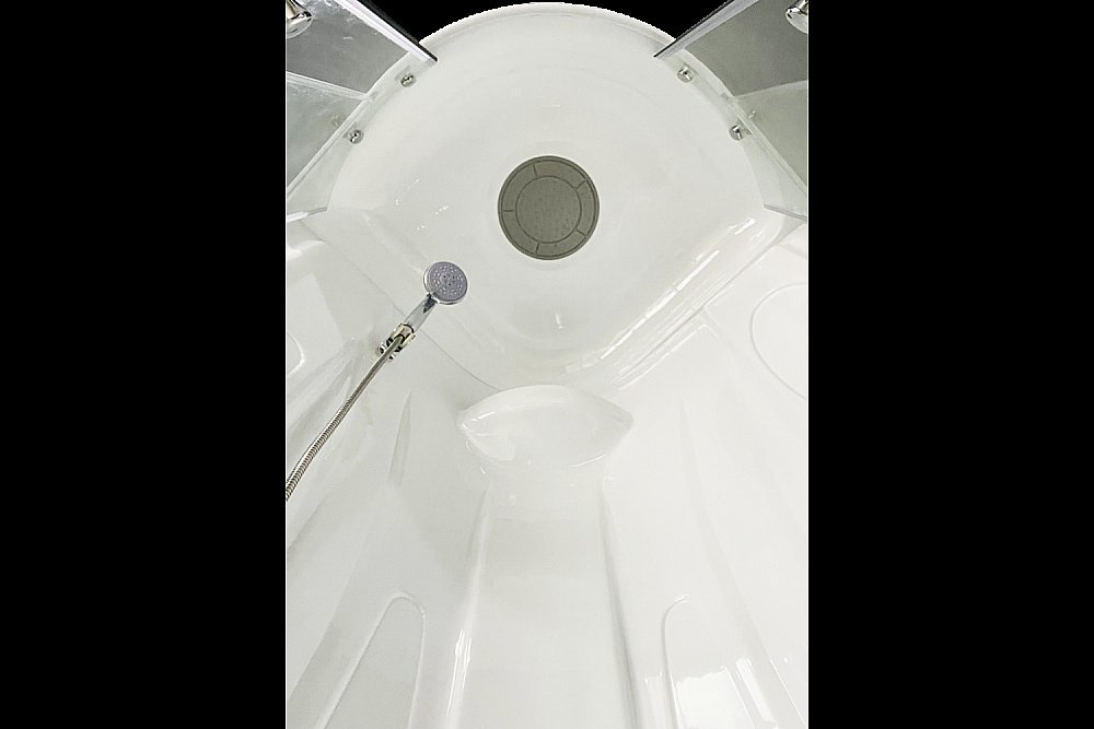Душевая кабина Royal Bath RB90BK1-M 90x90 профиль белый/стекло матовое