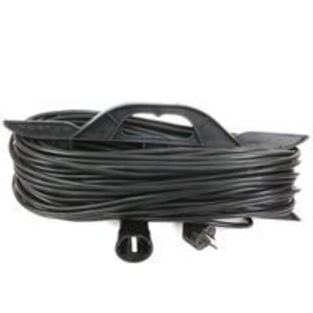 Удлинитель шнур 20м. 2х1,5 черный (сделано в РОССИИ)