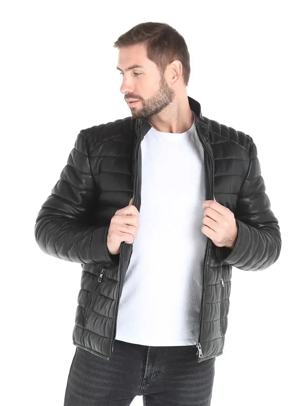 Куртка мужская  из натуральной кожи