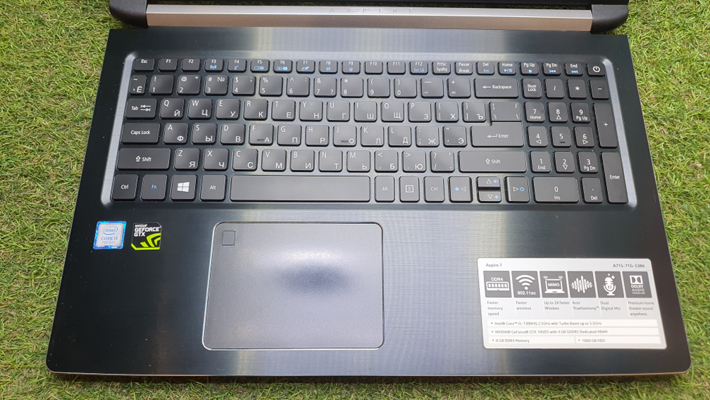 Ноутбук Acer i5-7/8Gb/GTX 1050 Ti 4Gb/FHD/Aspire 7 A715-71G A715-71G-53R6/Windows 10