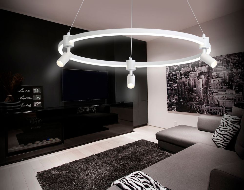 Ambrella Подвесной светодиодный светильник с пультом LineTech FL5292