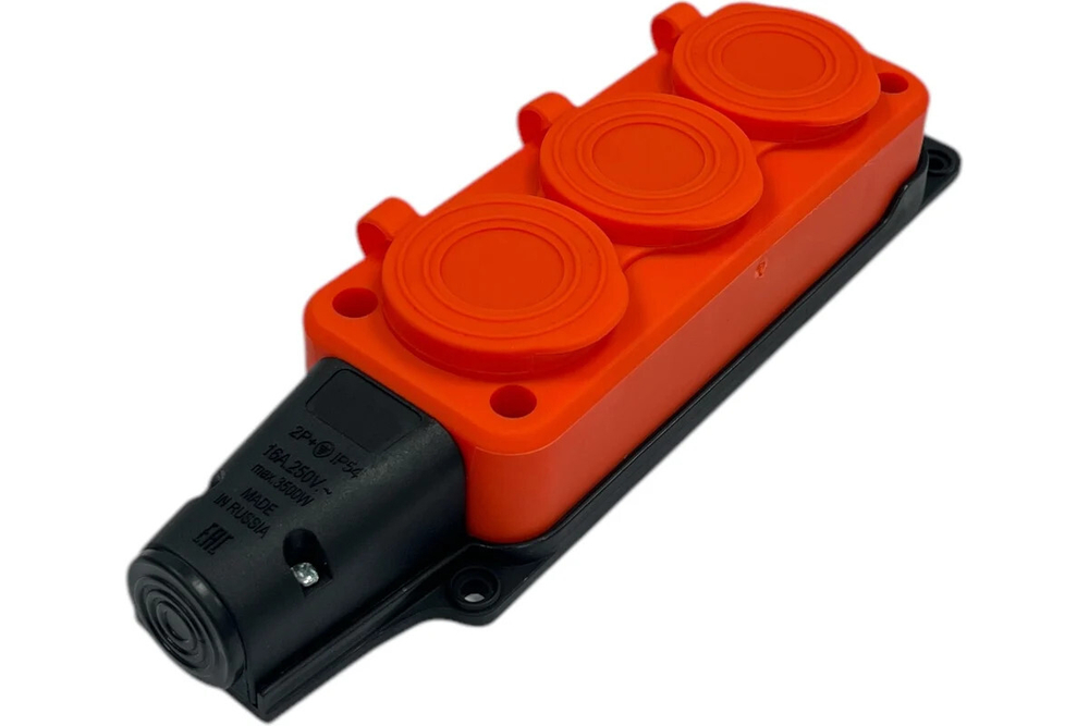 Удлинитель силовой iTOK i-CONNECT-COLOR-SU-KG-215-3-54-15-ORANGE