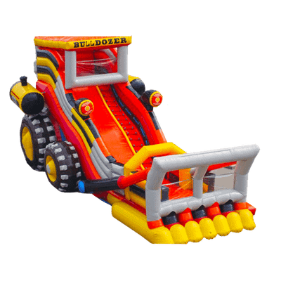 Детский надувной батут-горка "Бульдозер" 19*10*11 м