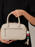 Кожаная сумка Hawaii DBR 31216 светлый крем