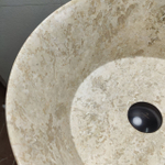 Раковина напольная из мрамора Cream MN-61362 (40*40*90)