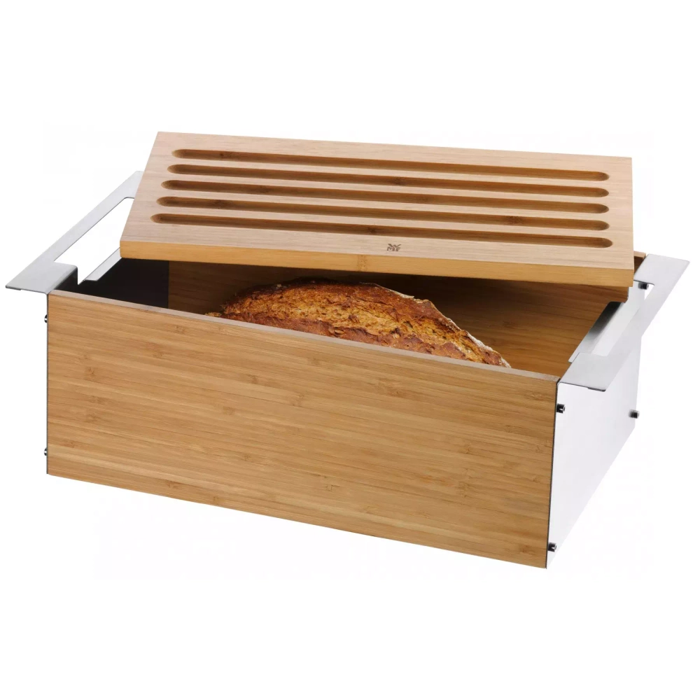 WMF - Бамбуковая хлебница Gourmet с разделочной доской / артикул   06 3446 6040  / GTIN 4000530645265