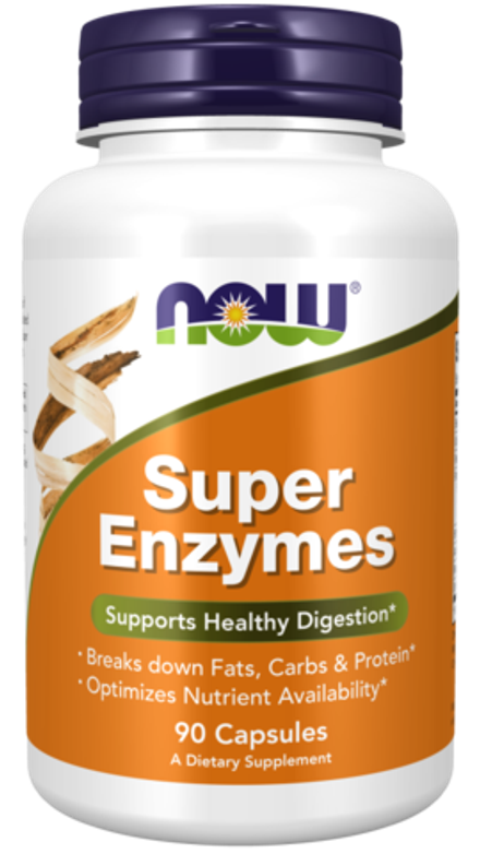 NOW Foods, Супер ферменты, Super Enzymes, 90 капсул