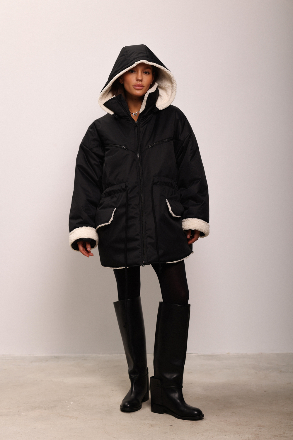 Парка утепленная