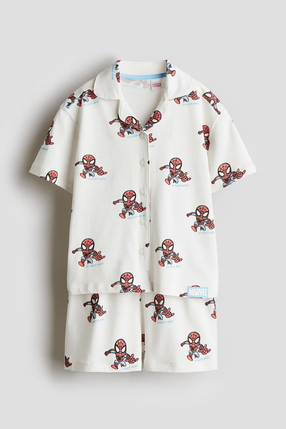 H&M Пижамный комплект с принтом, белый