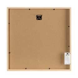 Фоторамка 38х38см Bergenson Bjorn с подсветкой Everyday белая/натуральное дерево