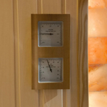 Термогигрометр 31-R SQUARE ОЧКИ канадский кедр квадрат вертикальный