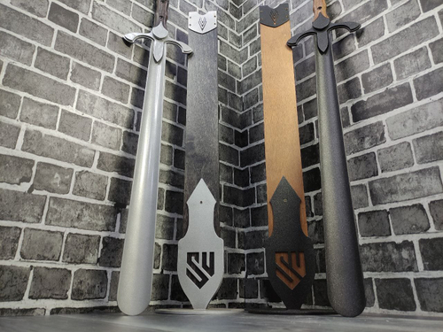 Ложка для обуви с подставкой "Меч в камне"