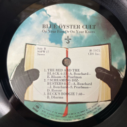 Винтажная виниловая пластинка LP Blue Oyster Cult On Your Feet Or On Your Knees (Japan 1975) (No Obi)