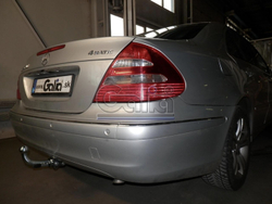 Оцинкованный фаркоп на Mercedes E-Class w211 седан 2002-2009 (без электрики), Galia M104C