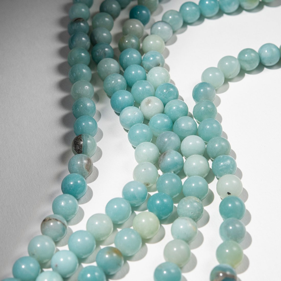 Амазонит эконом натуральный, 10,4мм, шар