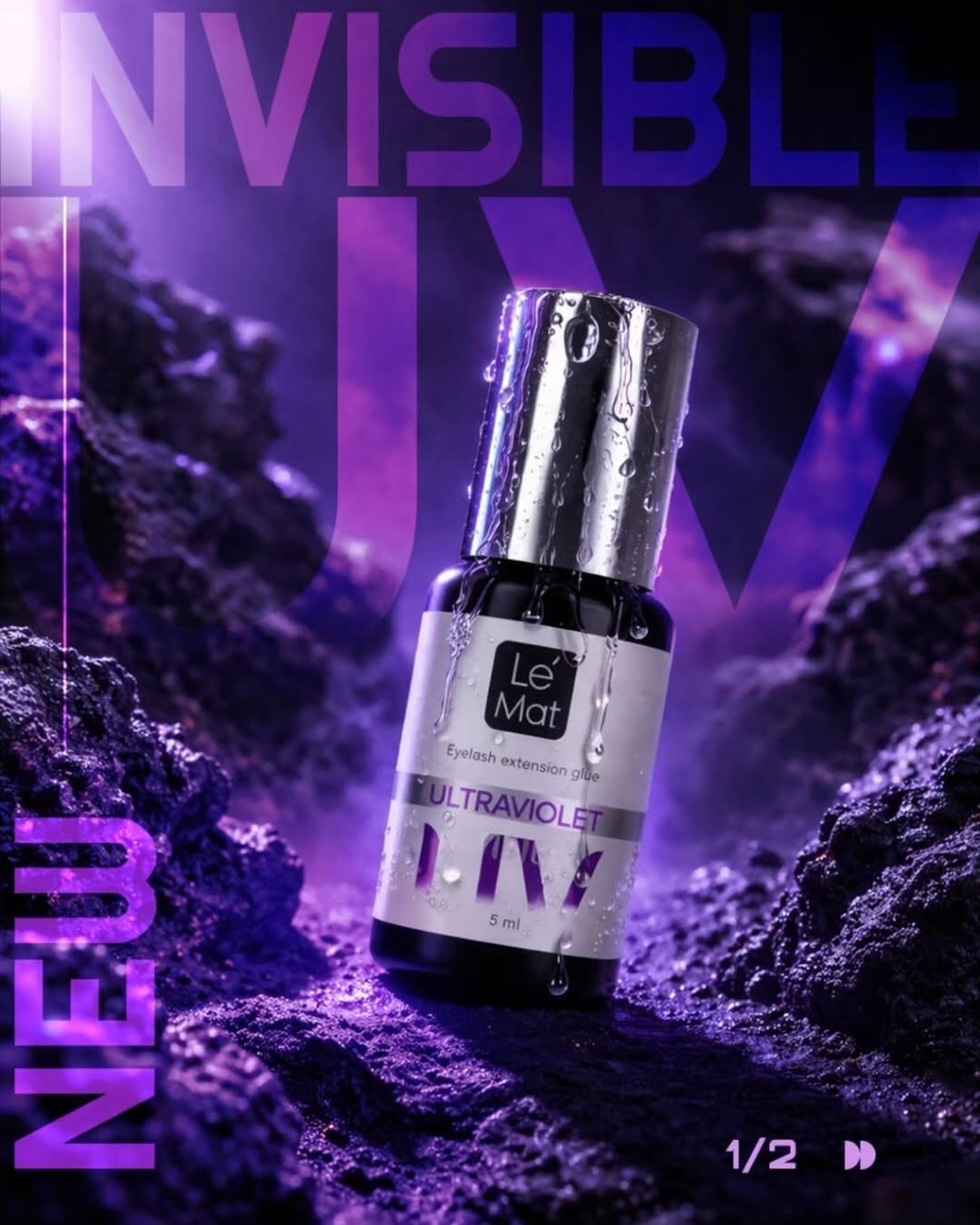 Клей для наращивания ресниц Le Maitre "INVISIBLE" 5 мл Le Mat