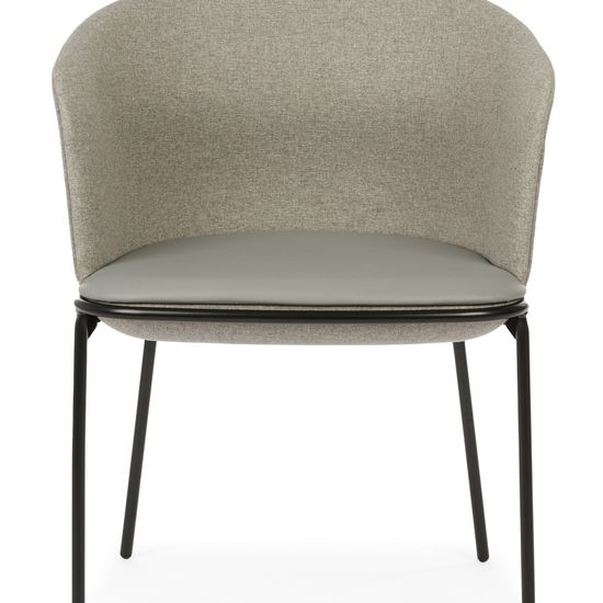 Стул Embrace с подлокотниками серый 