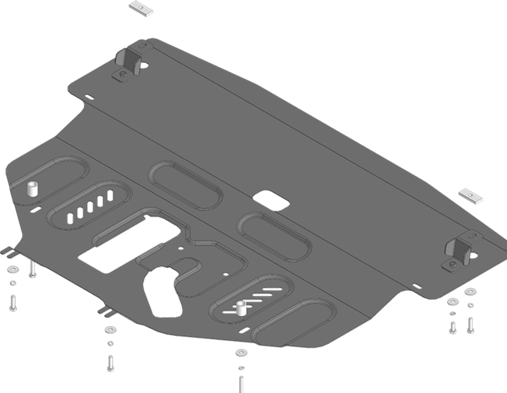 Защита двигателя для KGM Torres; Korando (2023-) MOTODOR.72801