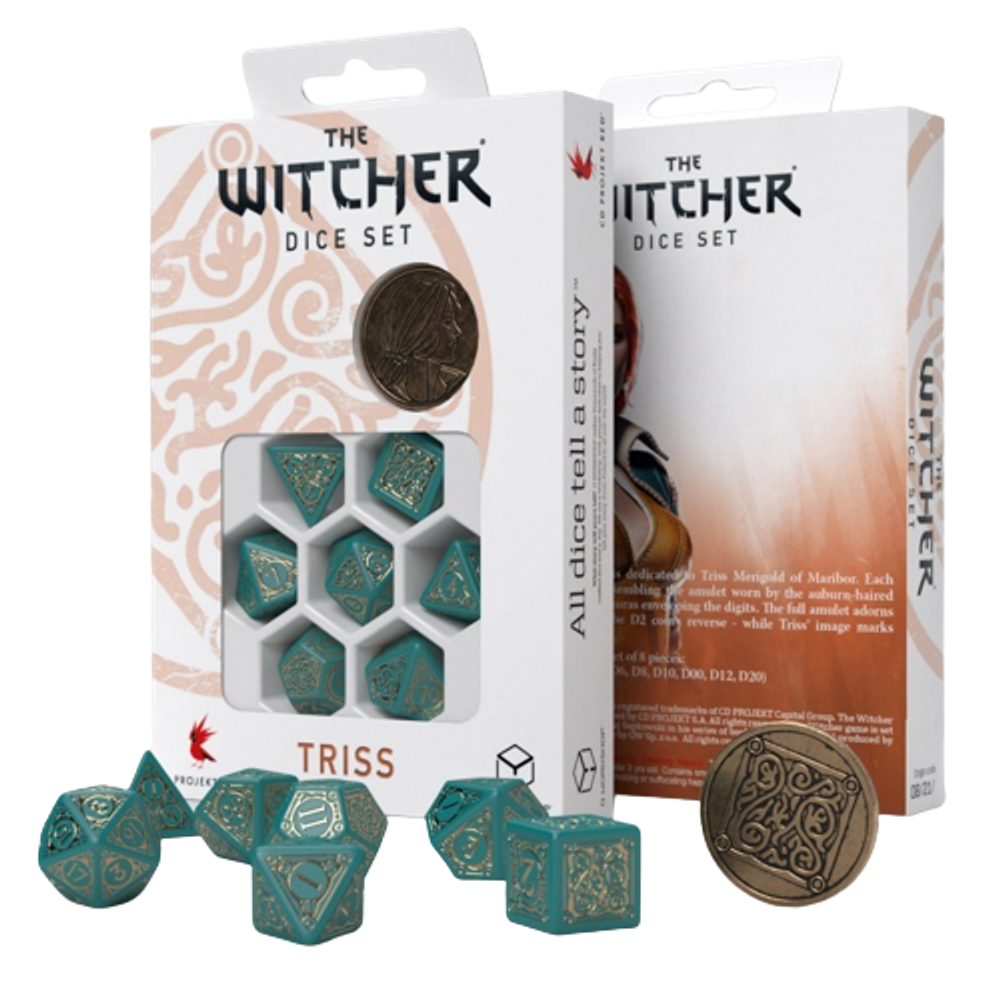 Набор кубиков The Witcher Dice Set: Triss – The Beautiful Healer