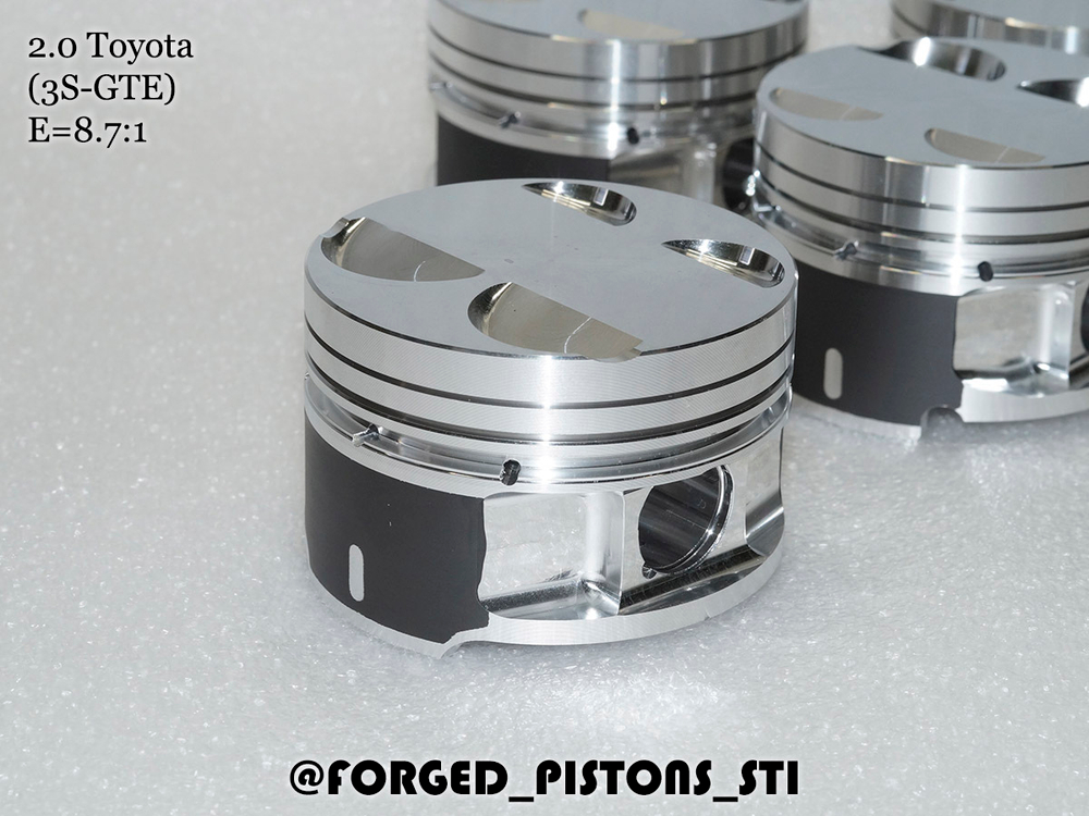 Поршни СТИ Toyota 2,0 3S-GTE (V=4.1) под кольца 1,2/1,5/4,0