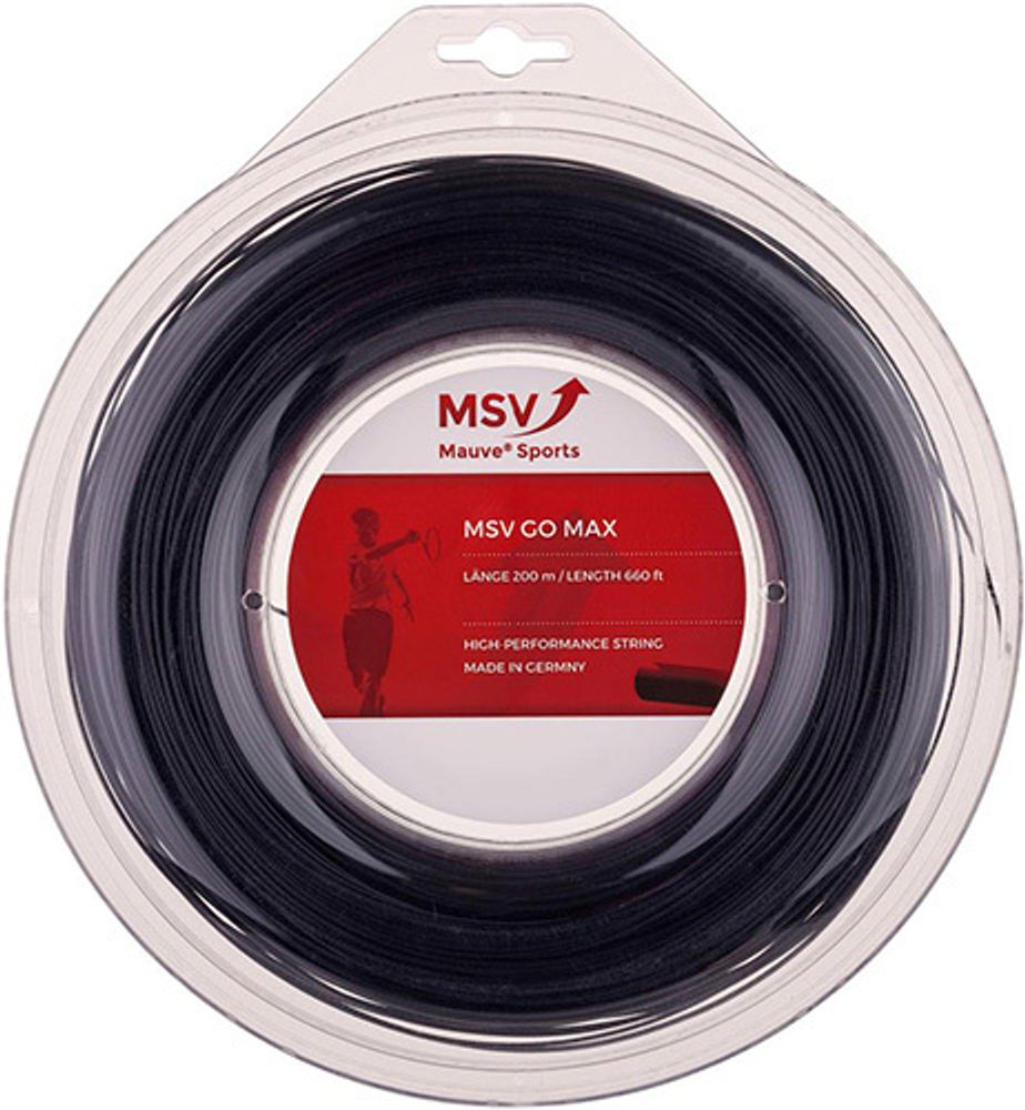 Теннисные струны MSV Go Max (200 m) - black