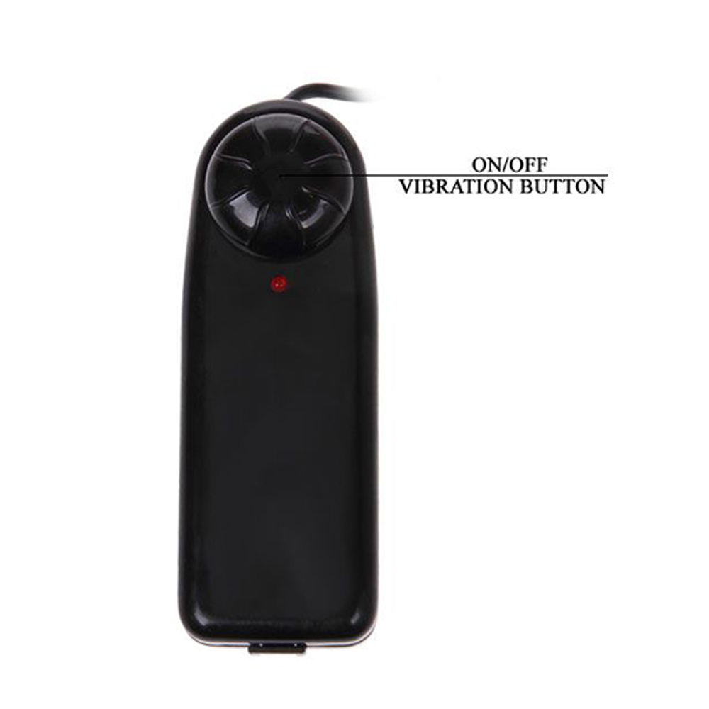 Вибратор 20см на присоске с выносным пультом Baile Dong BW-008017AR-1002