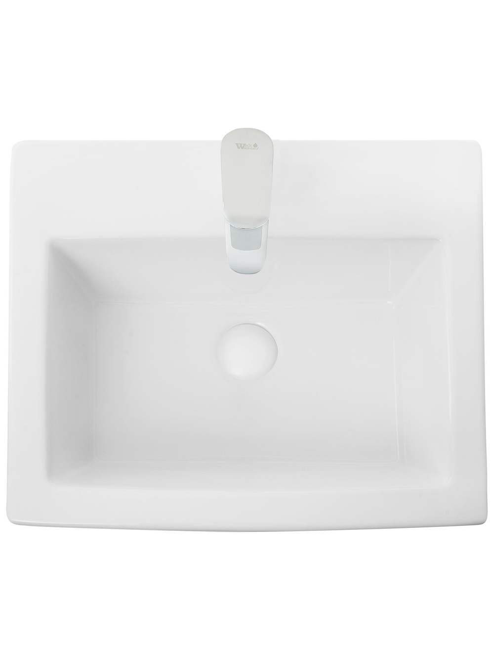 Раковина напольная  WeltWasser WW LEERBACH 4438 GL-WT 440х380х850