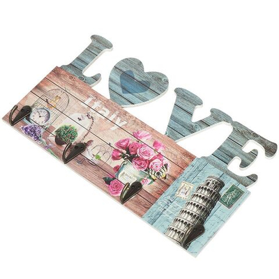 Крючок на планке 4 крюч, 29х16 см, Италия, Y3-740