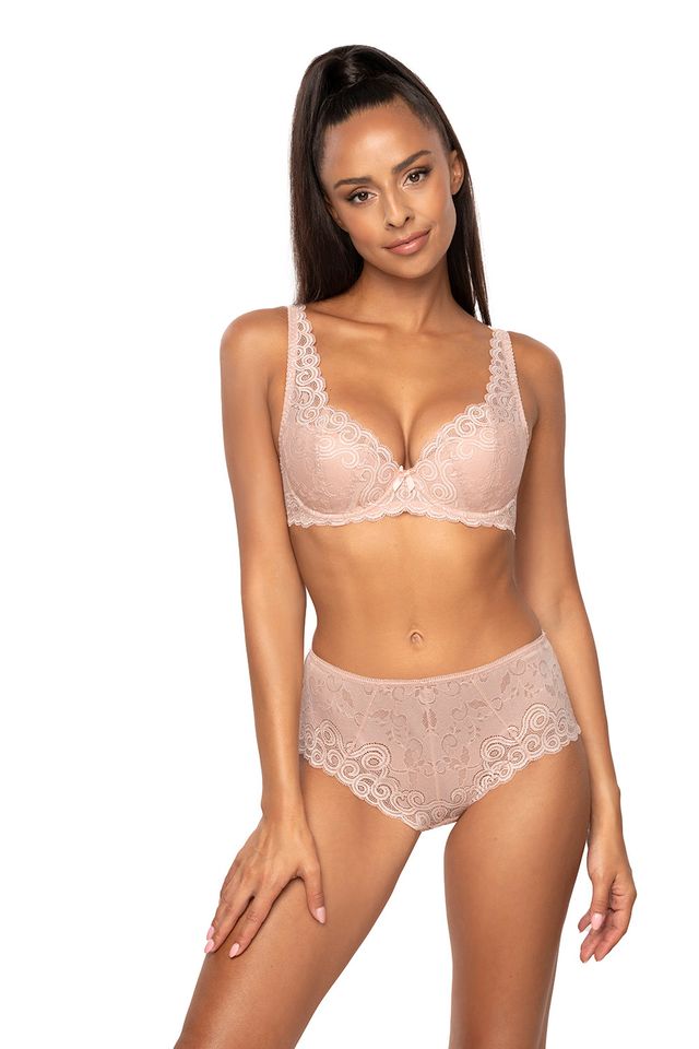 Роскошный бюстгальтер Natalie Big Roz Pudrowy