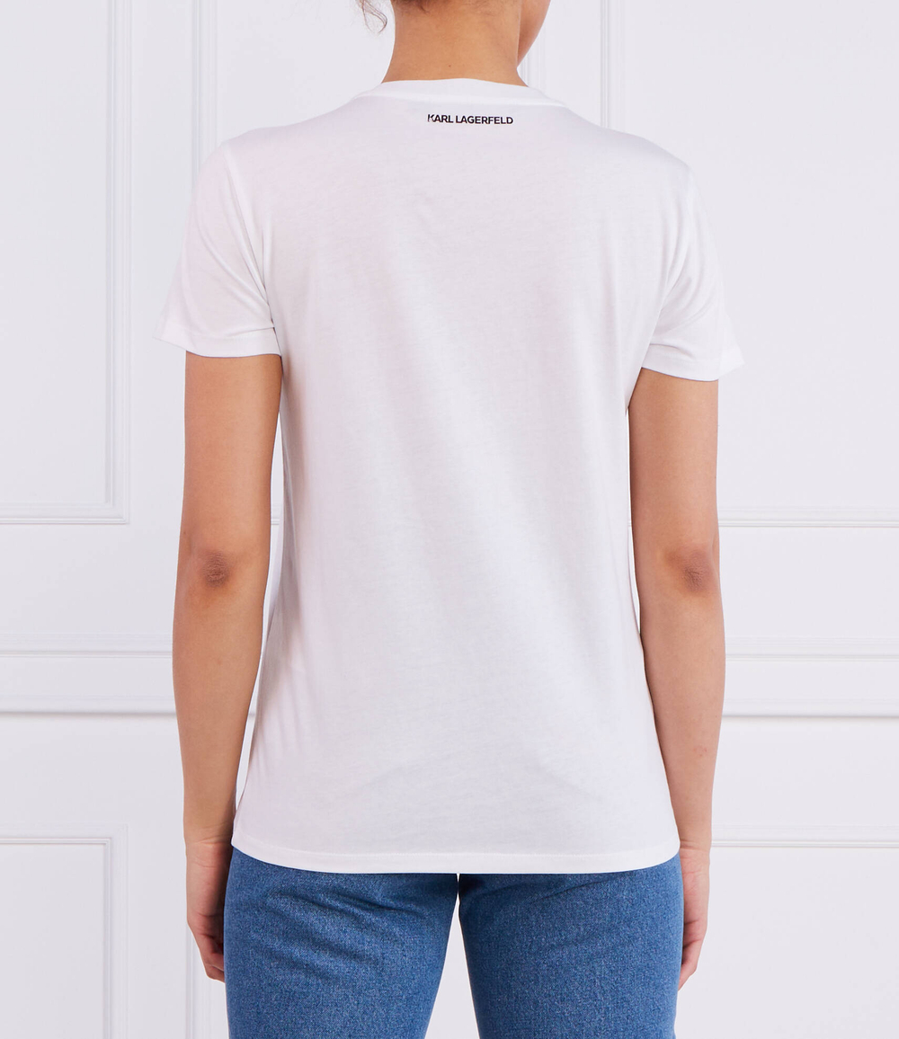Футболка ikonik 2.0 Karl Lagerfeld - белый(230W1770)
