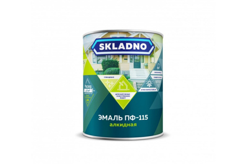 Эмаль ПФ-115 0,8кг бирюзовая "Складно"