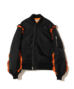 UNDERCOVER БОМБЕР ЧЕРНЫЙ С РЮШАМИ