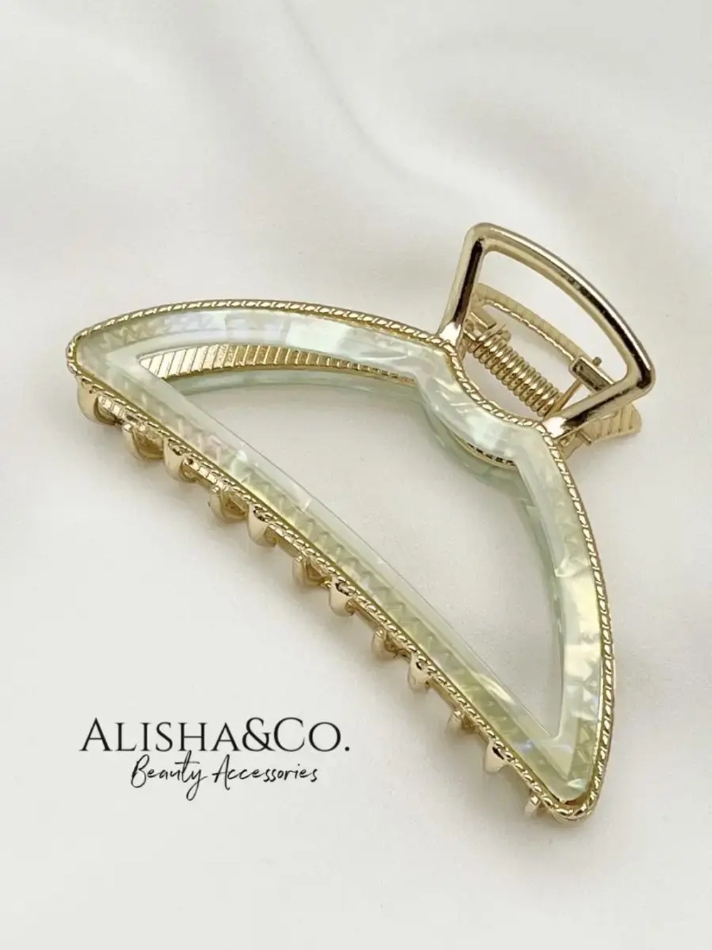 Аксессуар для волос Крабик средний металл Elegance